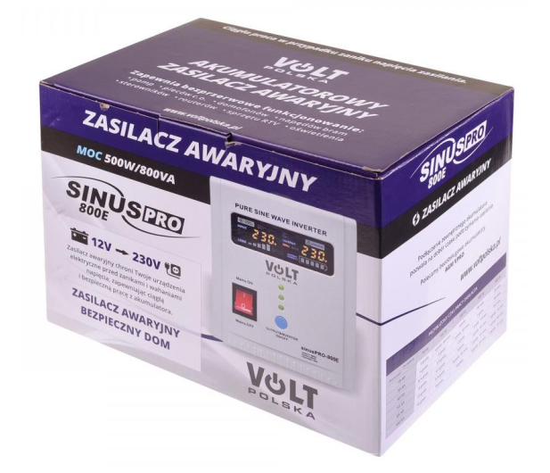 VOLT Zasilacz awaryjny UPS Piec CO 800W + Akumulator 100ah - 1113601 - zdjęcie 7
